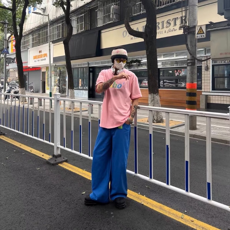 Xuange Áo Thun Cao Cấp Tay Ngắn In logo Chữ Nhiều Màu Sắc Sang Trọng Phong Cách Retro Mỹ Mùa Hè