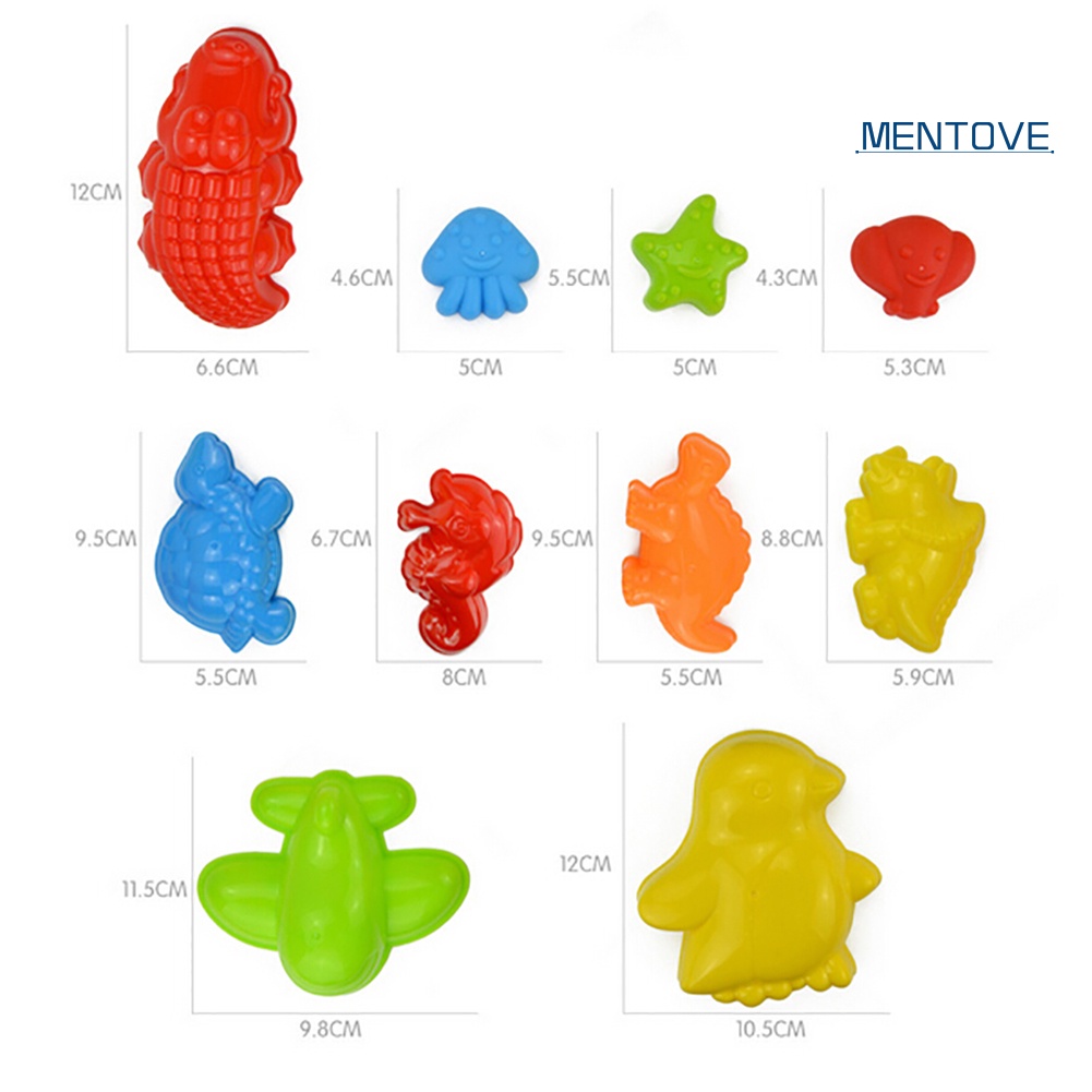 Bộ 25 Khuôn Làm Cát Nhiều Màu Cho Bé