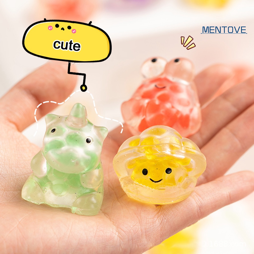 Set 10 Đồ Chơi Mềm Dẻo Giảm Căng Thẳng Hình Động Vật Xinh Xắn