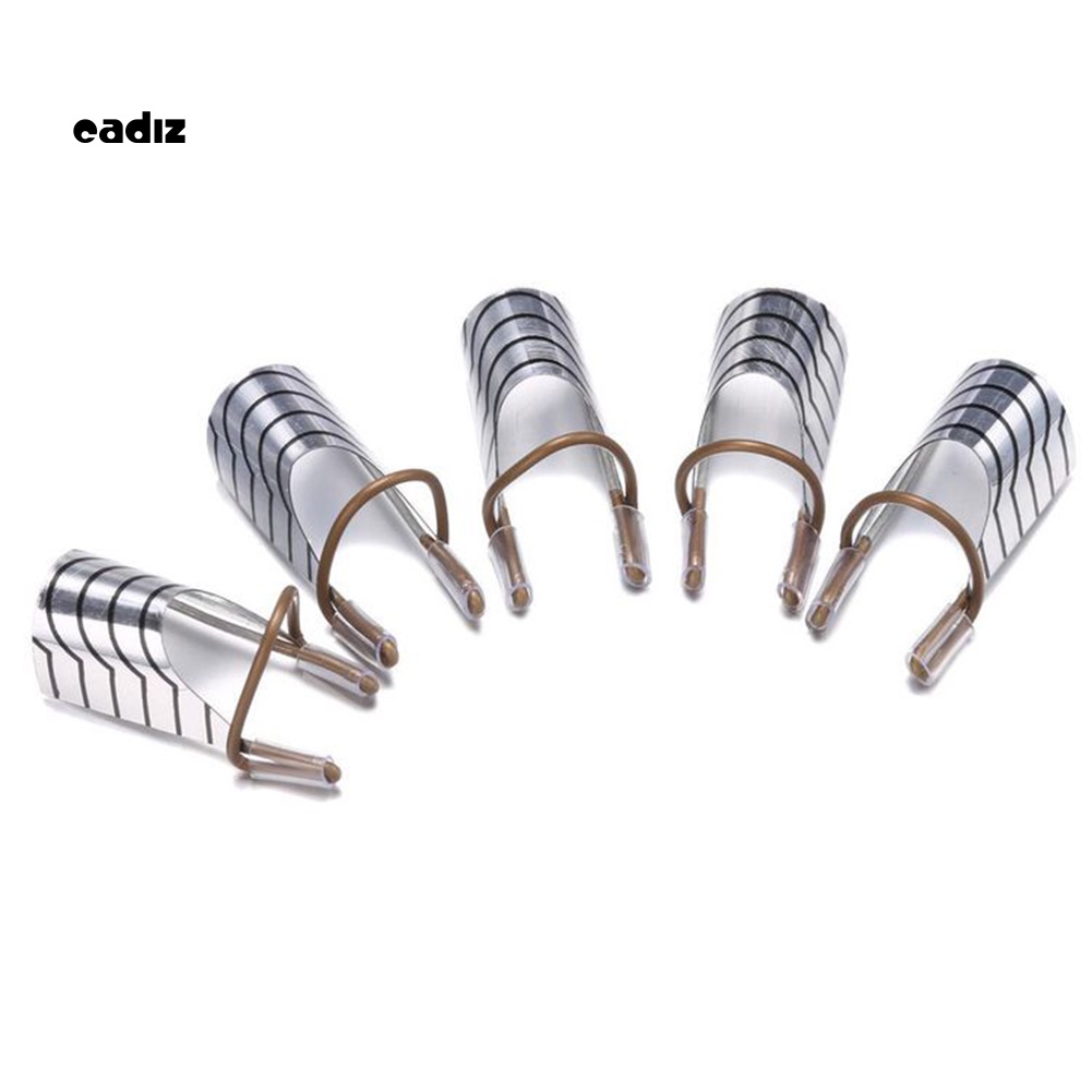 Set 10 Miếng Định Hình Nối Dài Móng Tay Bằng Nhôm Có Thể Tái Sử Dụng