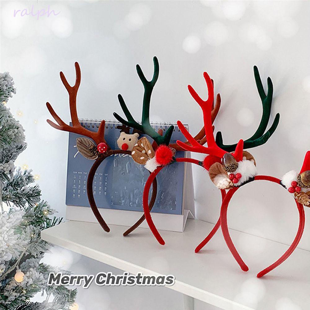 Băng Đô Cài Tóc Đính Bóng Lông Chống Trượt Phong Cách Hàn Quốc Dễ Thương Cho Nữ