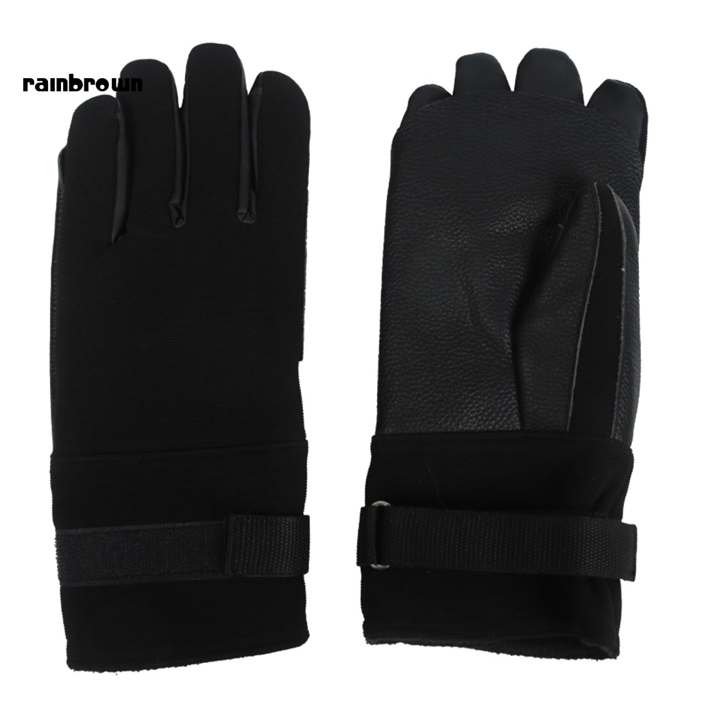 &lt; Rainbrown &gt; Găng Tay Leo Núi Khối Lượng Nhẹ Thoải Mái Chống Mài Mòn