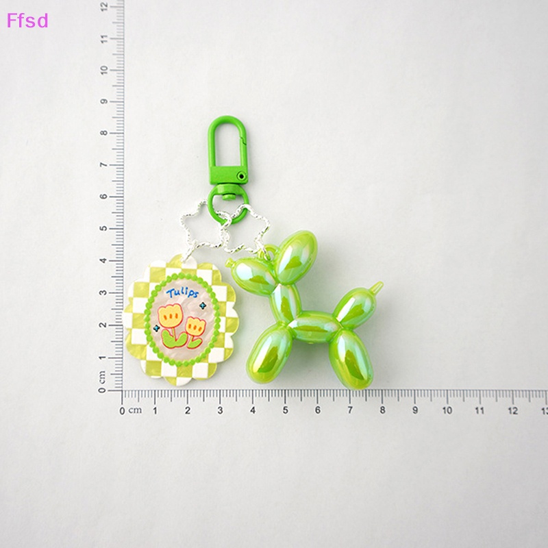 {Ffsd} Móc Chìa Khóa Resin Hình Chú Chó Và Kẹo Đáng Yêu Thời Trang Chống Thất Lạc Làm Quà Tặng Trang Sức * Hàng Bán Chạy