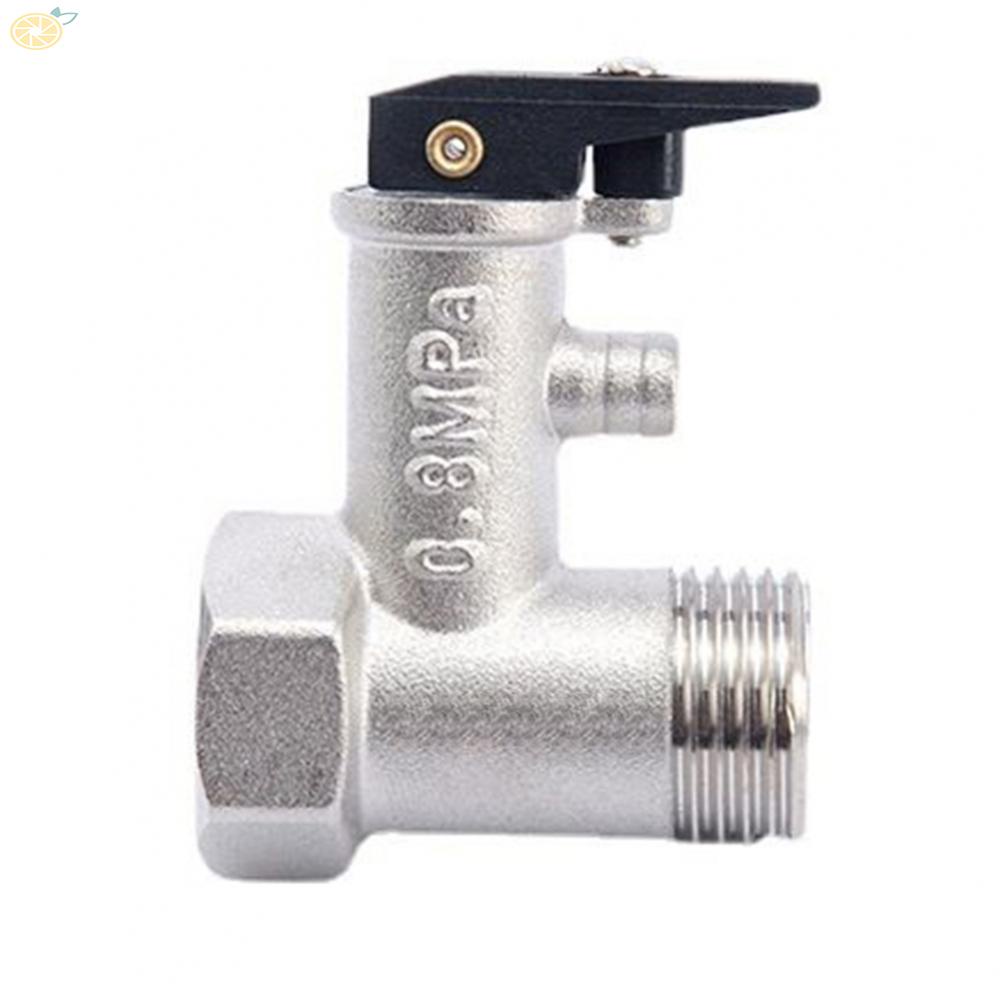 【VARSTR】High Performance Safety Valve for Boiler with Adjustable Pressure Relief Brass Construction 1/2 Inch Threads