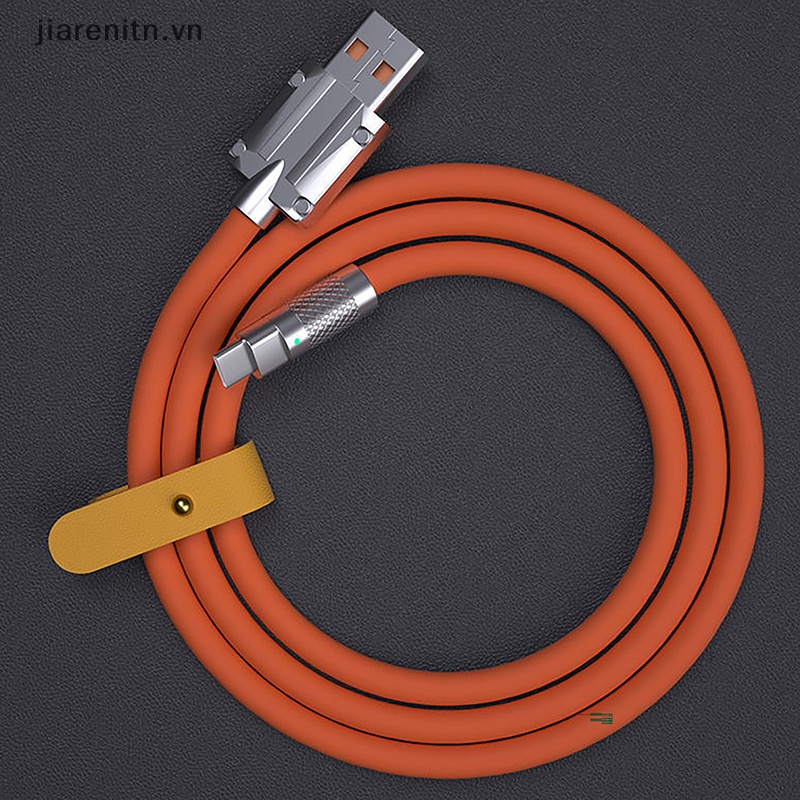 Cáp Sạc Nhanh Type C 120W Bằng Hợp Kim Kẽm Và Silicon Phát Quang Độc Đáo Cho Huawei vn