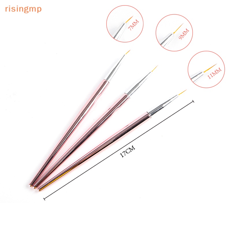 Set 3 Cọ Vẽ Trang Trí Móng Tay Nghệ Thuật