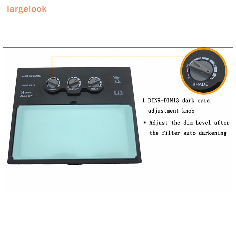 Kính Lọc Hiệu Ứng Tối Tự Động LI Dùng Cho Mũ Bảo Hiểm