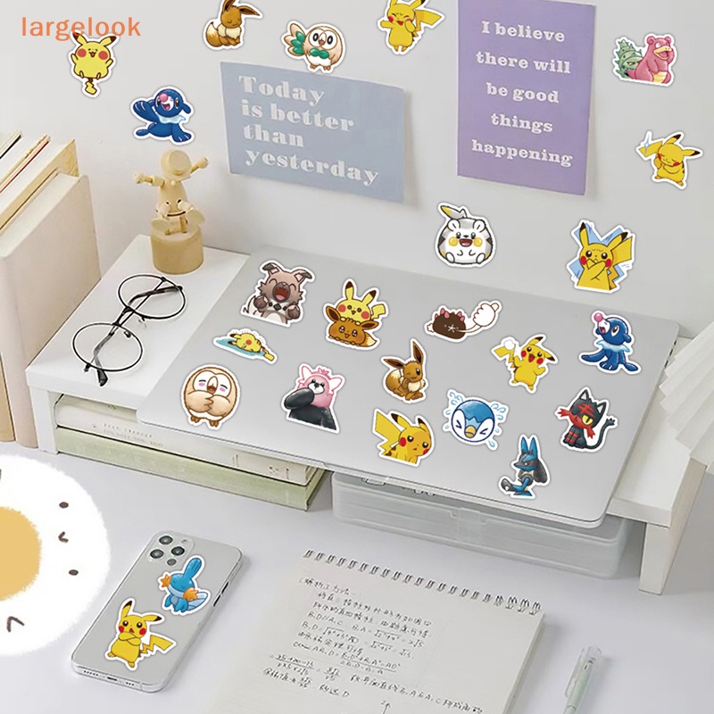 Bộ 60 Miếng Dán Hoạt Hình Pokemon Cho Bé