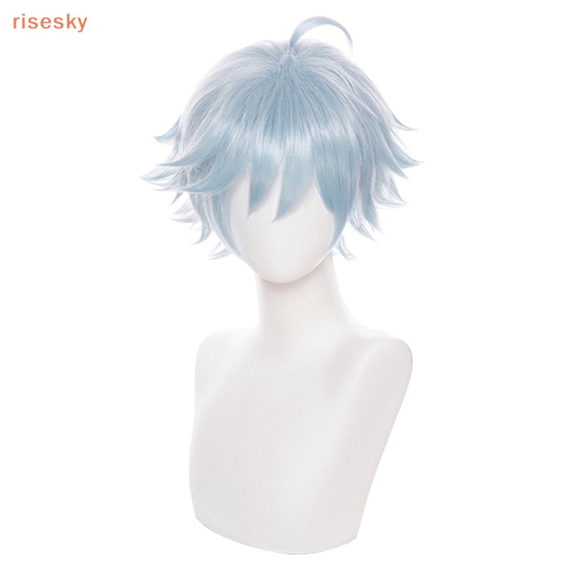 Tóc Giả Hóa Trang Genshin Va Chạm Chongyun Chong Yun Halloween