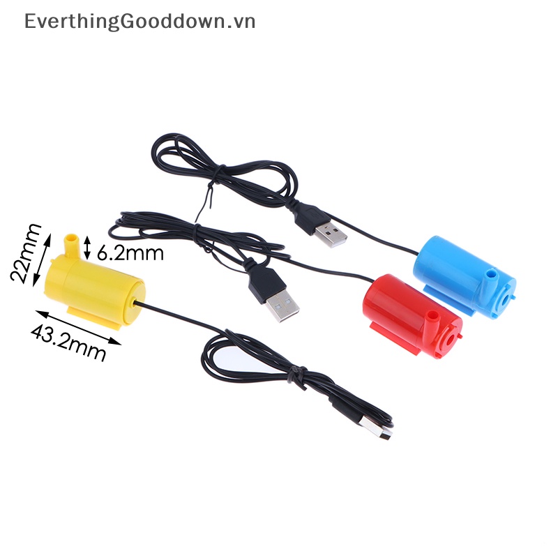 1 Chiếc Máy Bơm Nước Mini Vôn Kế Thấp USB 5V
