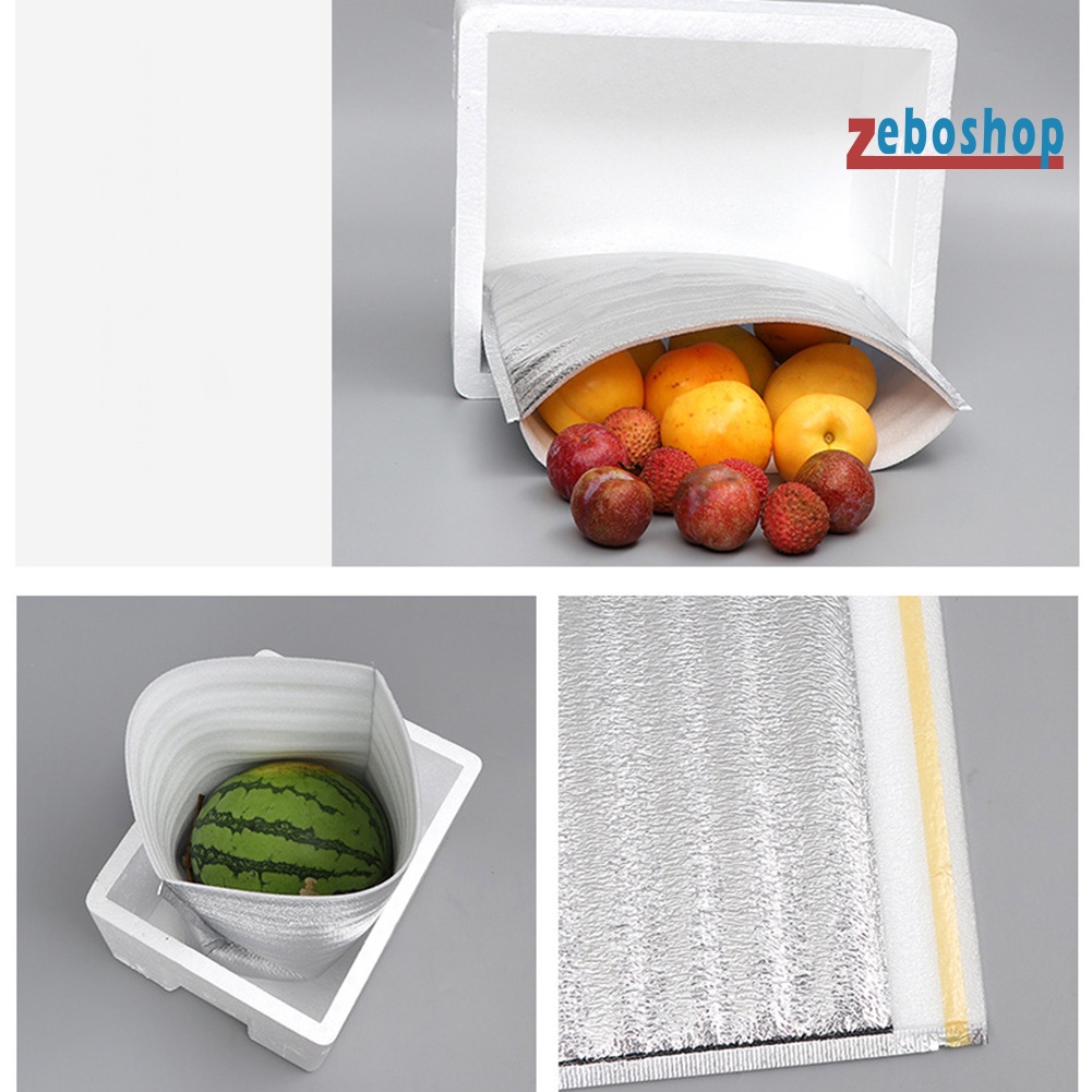 Bộ 20 Túi Đựng Thức Ăn Bằng Lá Nhôm Cách Nhiệt Dùng Một Lần Tiện Dụng