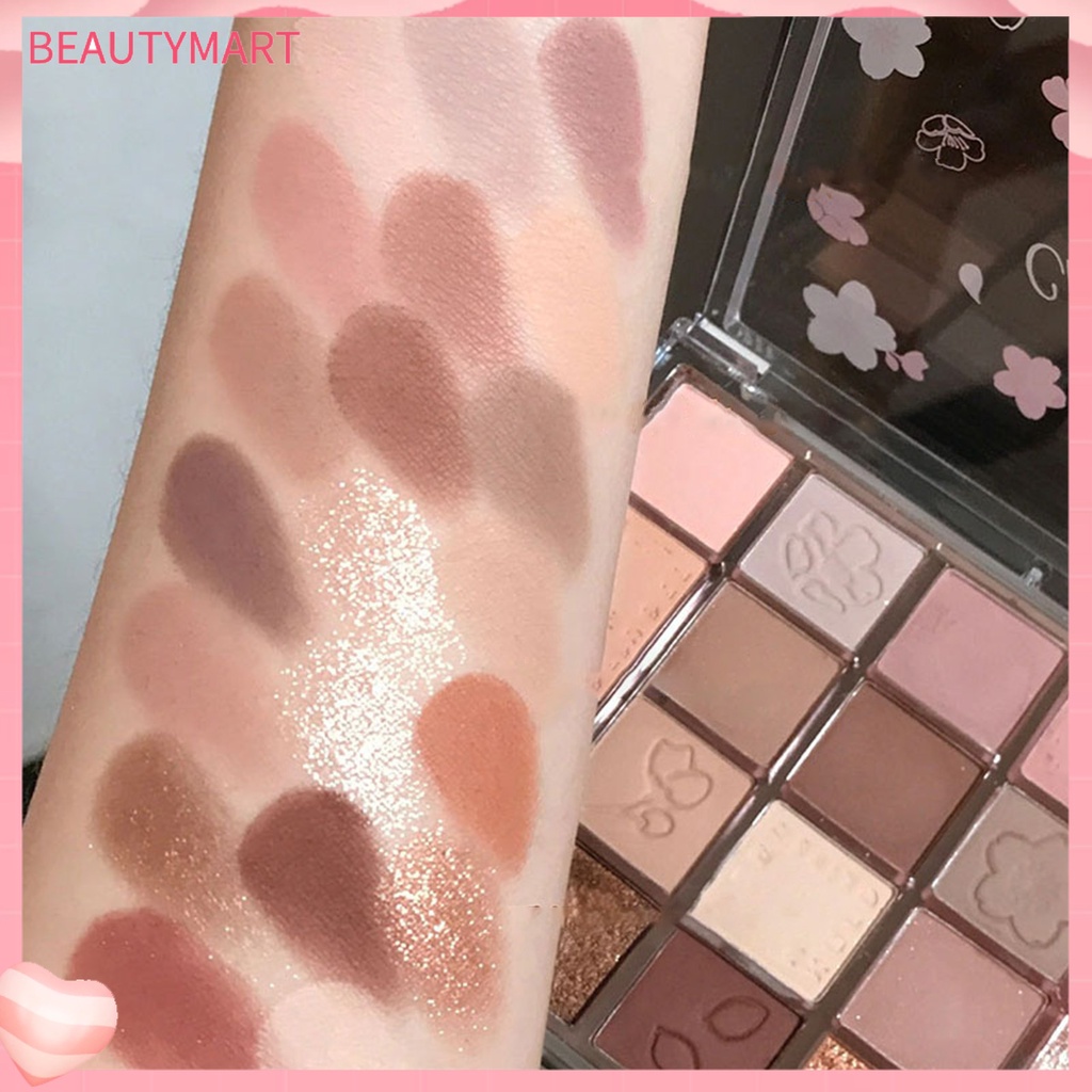Bảng Phấn Mắt beautymart 20 Màu Sắc Lấp Lánh Kết Cấu Lụa Dễ Sử Dụng Phong Cách Hàn Quốc