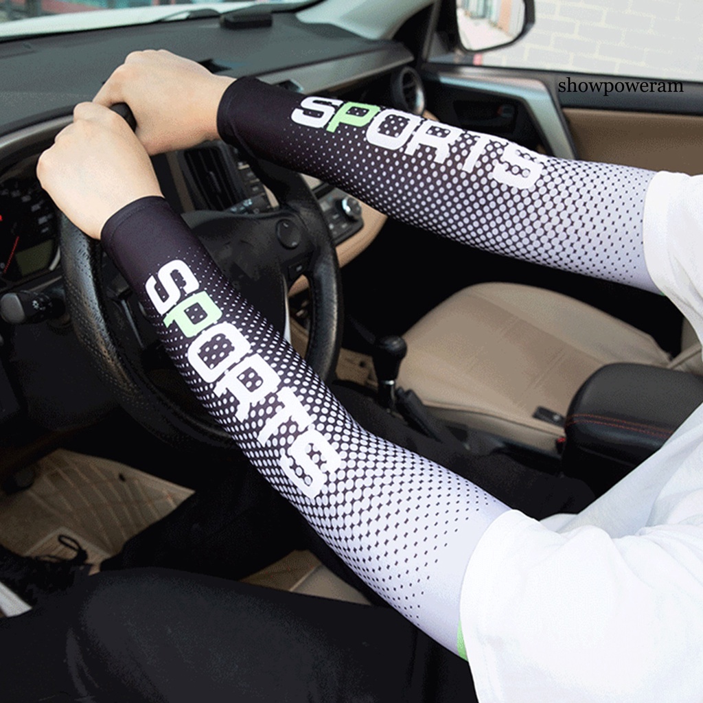 Găng Cánh Tay Chống Nắng SP-1 Bằng Lụa Lạnh Siêu Mềm Chống Mòn Dùng Khi Đạp Xe Ngoài Trời