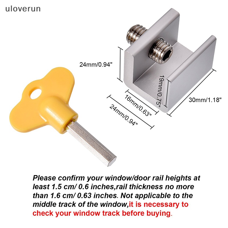 Set 1 / 4 Khóa Cửa Sổ Trượt An Toàn Tiện Dụng