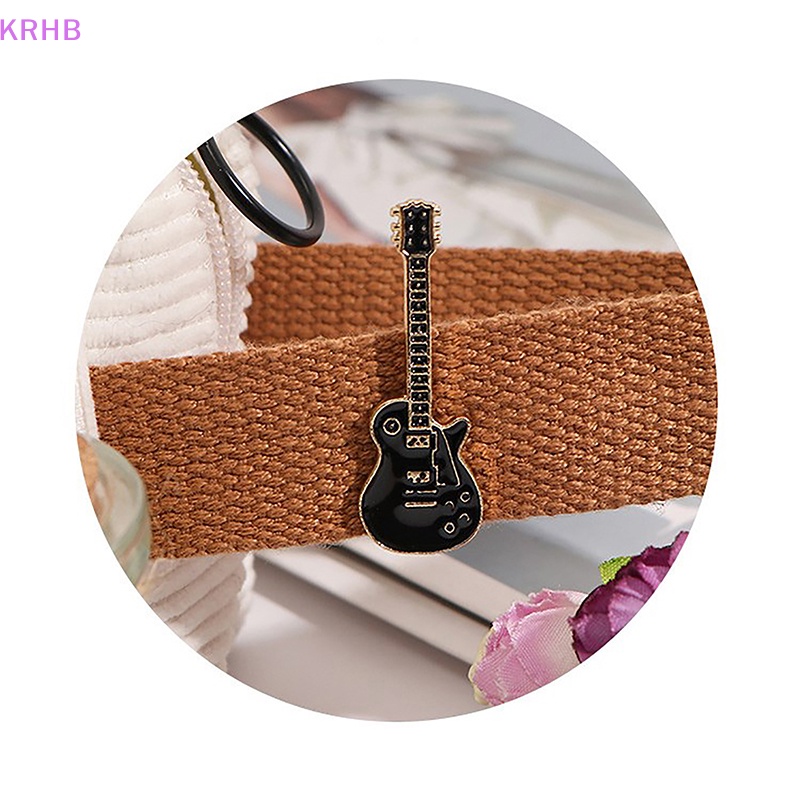 Huy Hiệu Cài Áo Hình Đàn Ghita Phong Cách Retro Mới