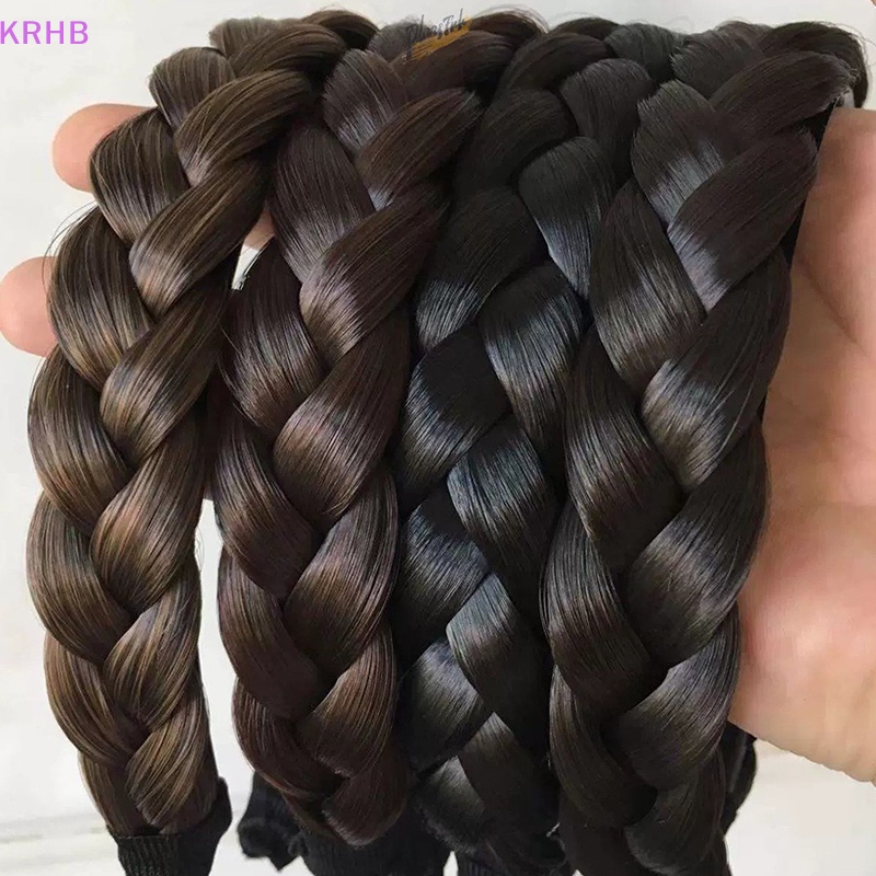 Băng Đô Dạng Tóc Giả Thắt Bím Chống Trượt Dành Cho Nữ Mới