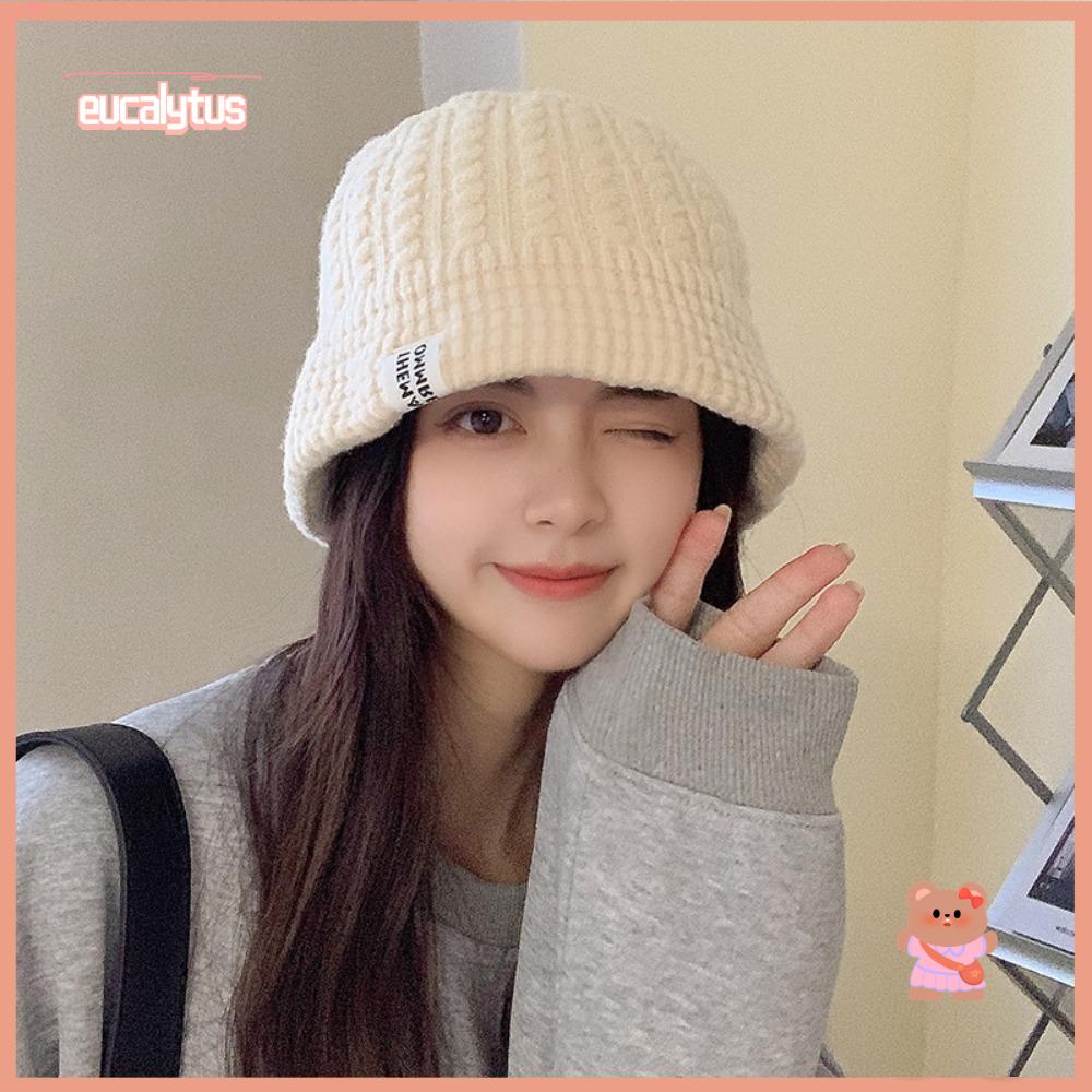 Mũ Bucket Chống Gió Giữ Ấm Phong Cách Retro