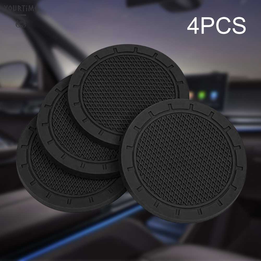 Bộ 4 Giá Đỡ Cốc Chống Trượt Trang Trí Nội Thất Xe Hơi