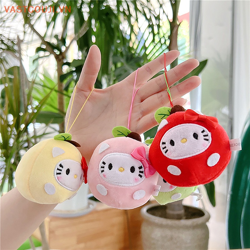 Móc Khóa Hình Mèo Nhồi Bông Dễ Thương