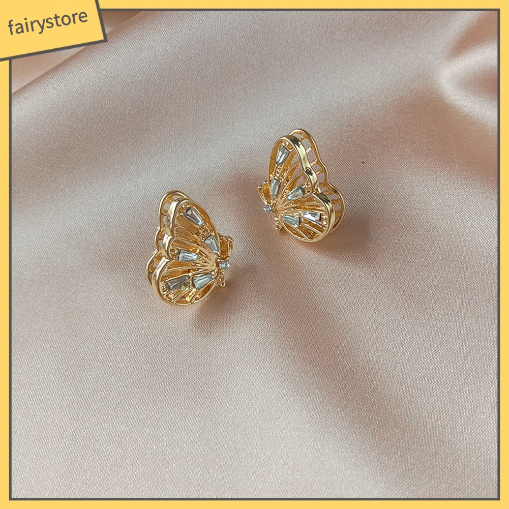 Bông Tai Hình Bướm Đơn Giản Thời Trang Dành Cho Nữ