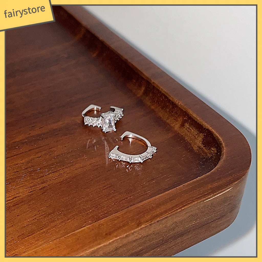 [FRO] 1 Khuyên Kẹp Tai Thời Trang Sáng Bóng Không Cần Xỏ Lỗ Thanh Lịch Cho Nữ