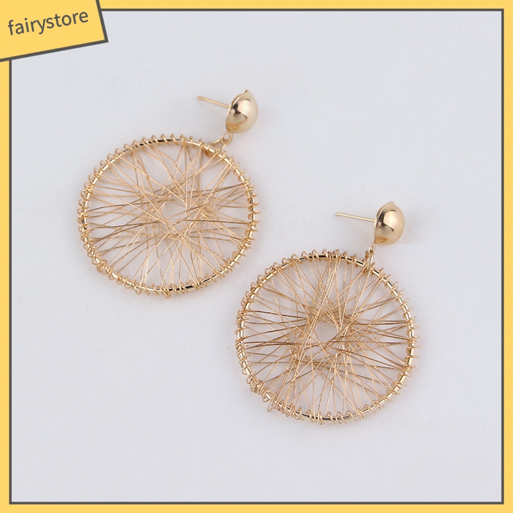 Bông Tai Hình Tròn Thời Trang Dành Cho Nữ