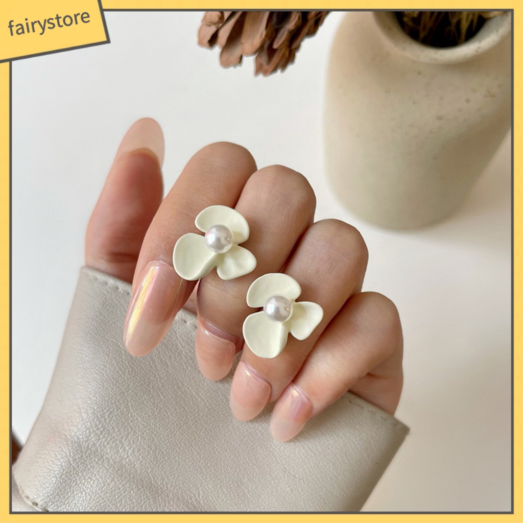 [FRO] 1 Cặp Bông Tai Dạng Kẹp Đính Đá Sáng Bóng Quyến Rũ Dễ Phối Đồ Dành Cho Cuộc Sống Hàng Ngày