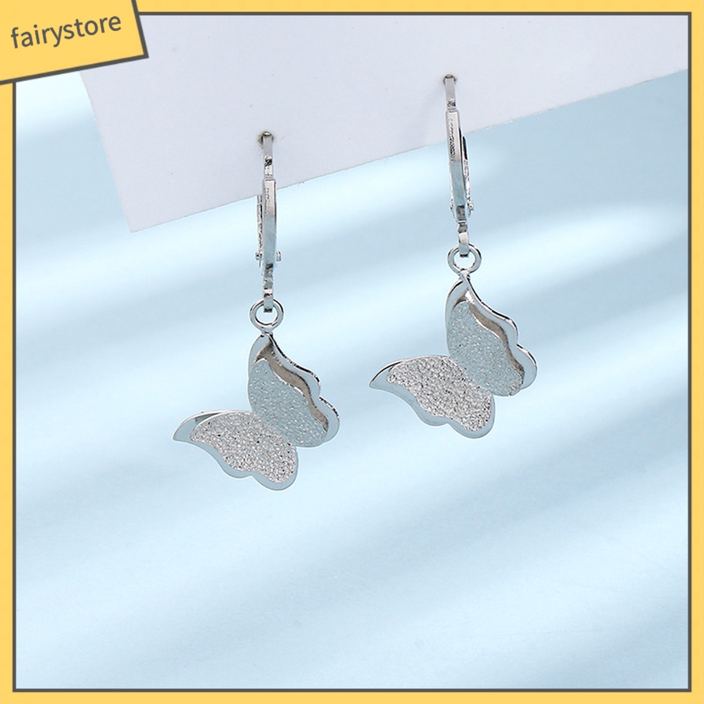 [FRO] 1 Khuyên Tai Vòng Thả Tối Giản Bóng Cao Không Gây Dị Ứng Thời Trang Quà Tặng Cao Cấp Cho Nữ Dating