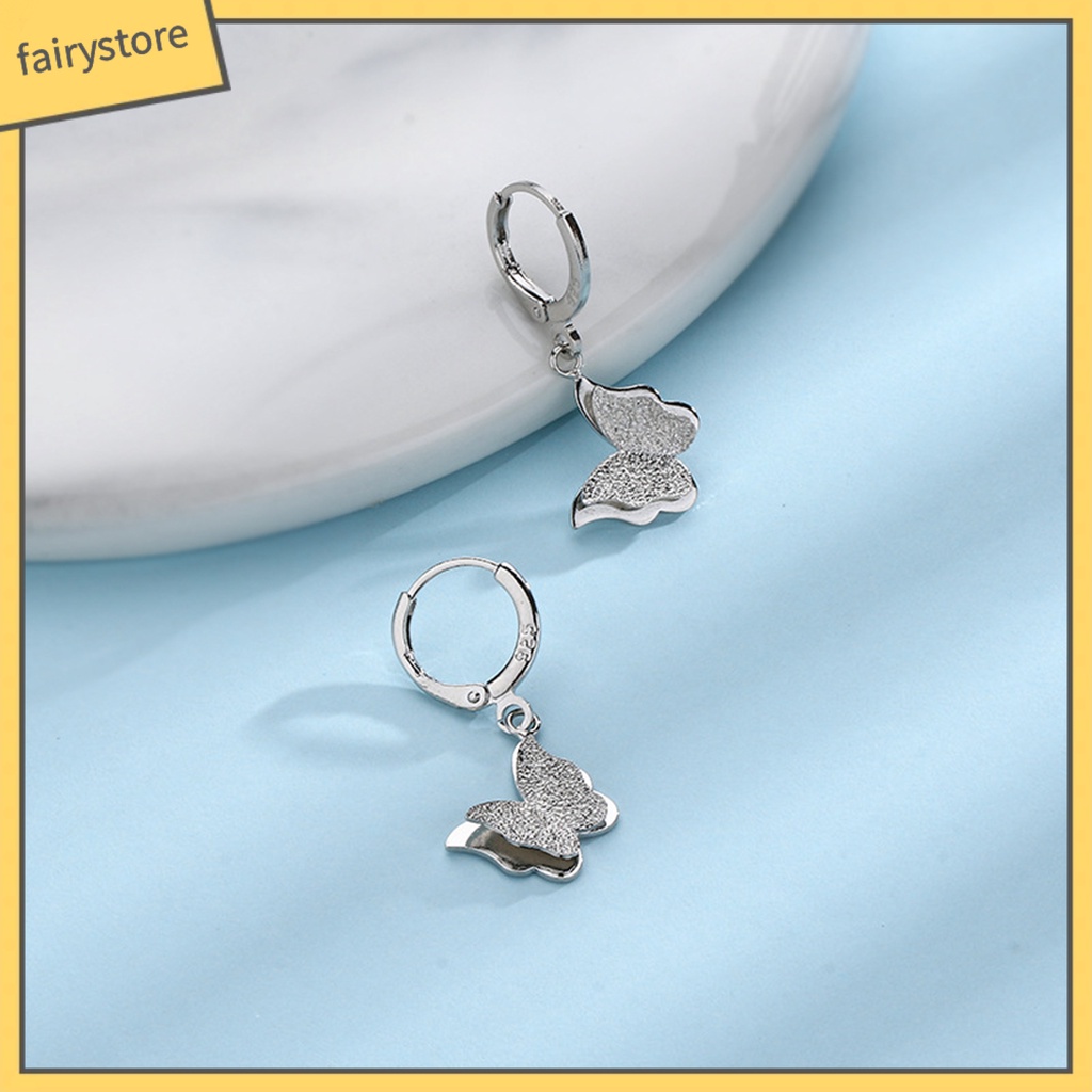 [FRO] 1 Khuyên Tai Vòng Thả Tối Giản Bóng Cao Không Gây Dị Ứng Thời Trang Quà Tặng Cao Cấp Cho Nữ Dating