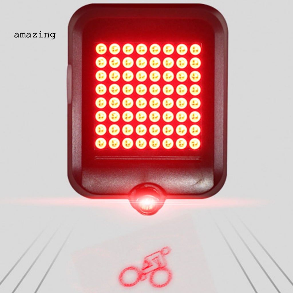 Đèn Đuôi Xe Đạp Cảm Ứng Thông Minh Sạc USB