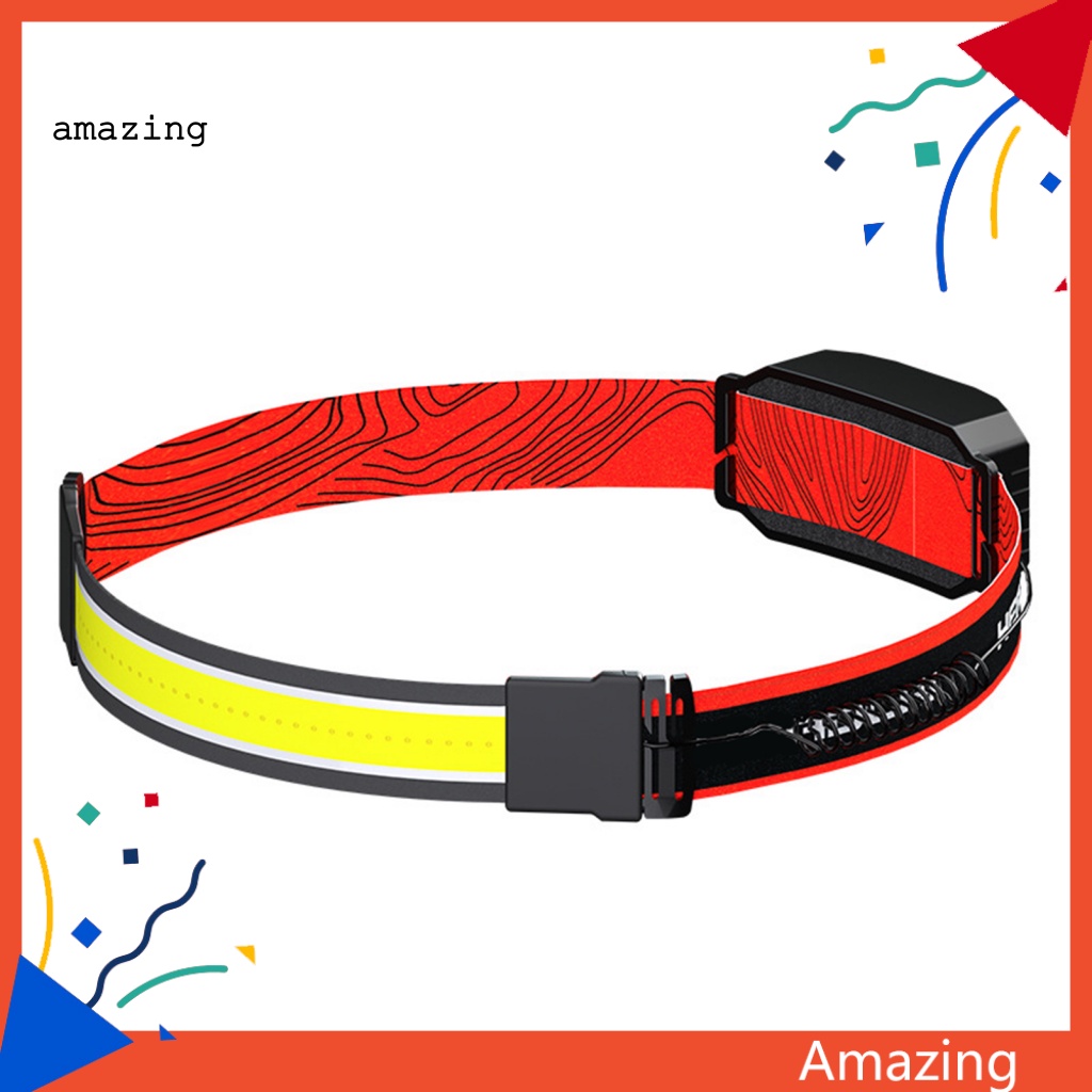 Đèn LED COB Đeo Đầu Bằng Nhựa ABS Bền Chống Nước Thoải Mái Khi Chạy Bộ