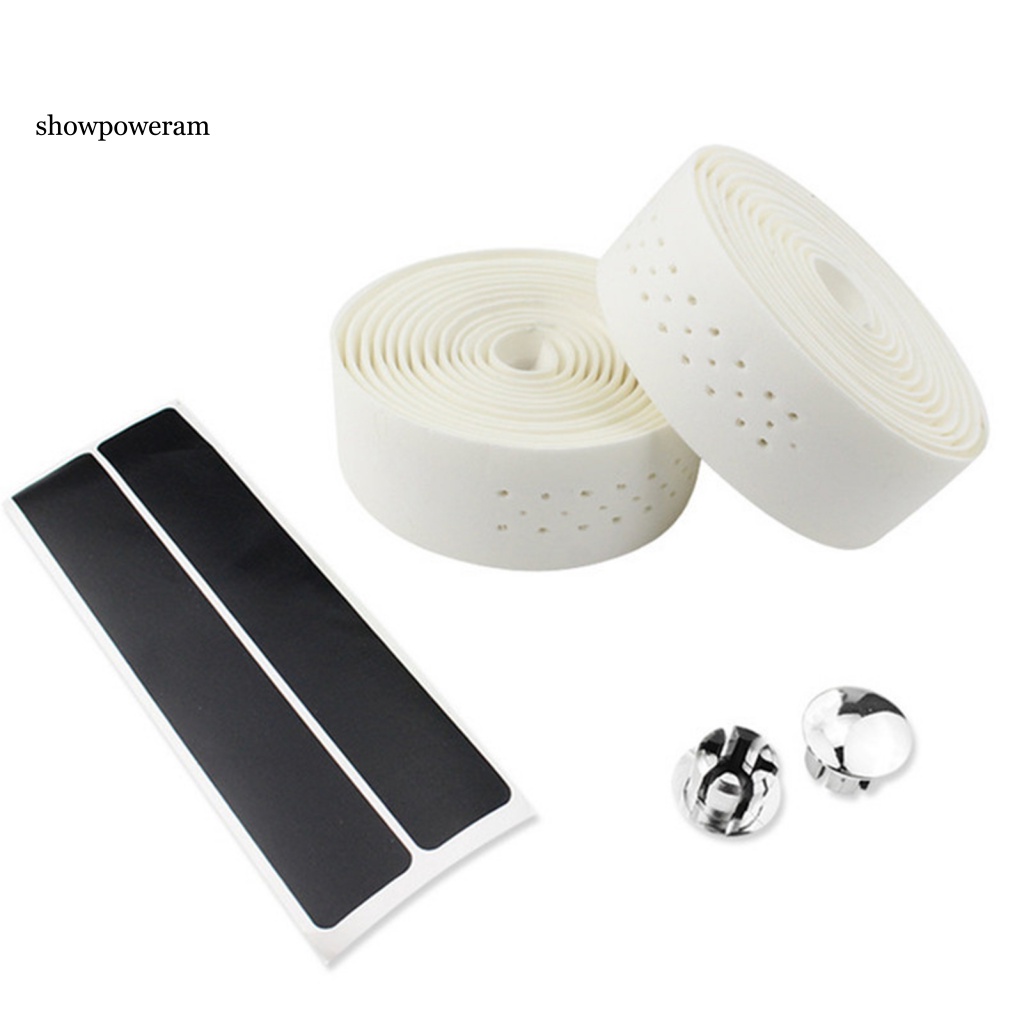 Set 2 Cuộn Băng Quấn Tay Lái Xe Đạp Giả Da Đục Lỗ