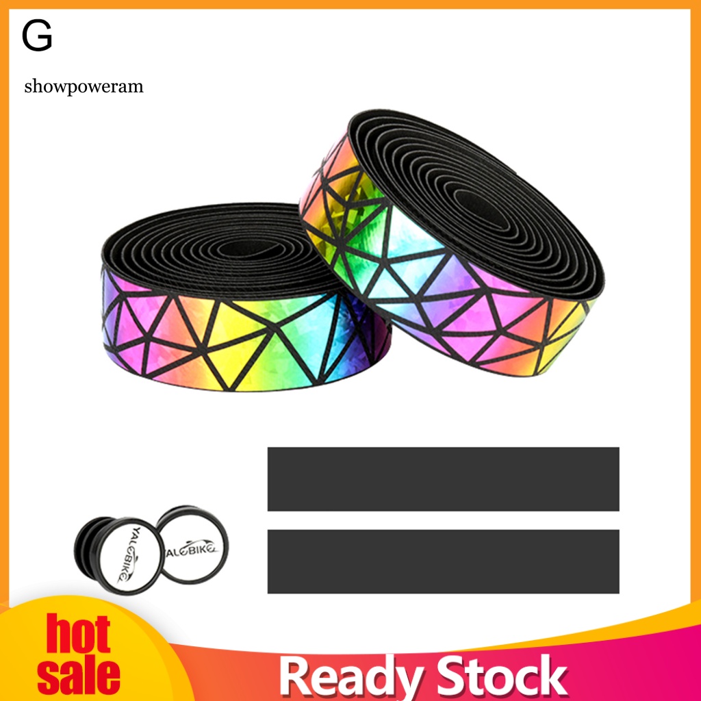 Dây Quấn Tay Lái Xe Đạp Leo Núi Bằng Xốp EVA Giả Da Họa Tiết Tam Giác Chống Sốc