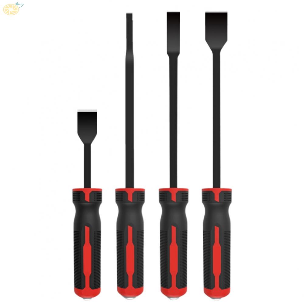 【VARSTR】Versatile Crowbar with 4 Types Air Cylinder Cleaning Blades for Cleaning Sealant Pads and Oil Dirt