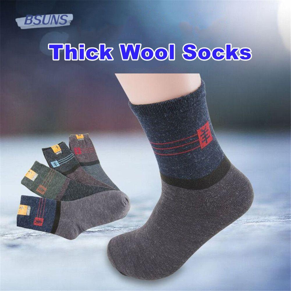 Set 5 / 10 Đôi Tất Len Dày Dặn Thời Trang Công Sở Cho Nam Giới