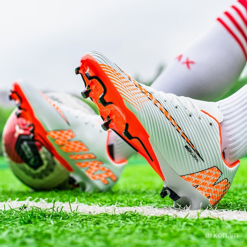 High quality professional 15 spike nail long spike soccer football boots for men fashion high boots for women JX0L
