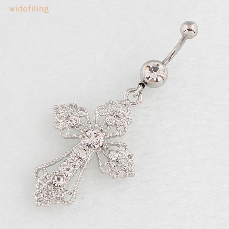 Khuyên Rốn Bằng Thép Không Gỉ Đính Đá Pha Lê Sáng Tạo Quyến Rũ Cho Nữ