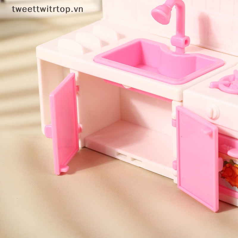 1 Bộ Bếp Lò Mini Trang Trí Nhà Búp Bê Tỉ Lệ 1: 12