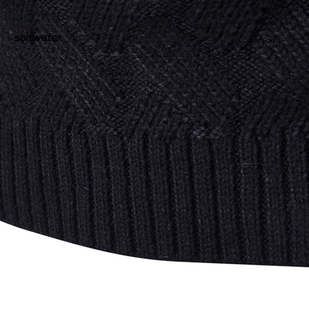 Áo Sweater Cổ Tròn Phối Màu Tương Phản Thời Trang Mùa Đông Cho Nam