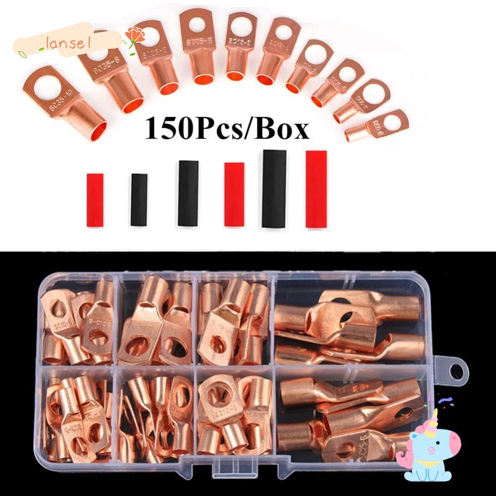 Set 150 Đầu Nối Ống Co Nhiệt Bằng Đồng Chất Lượng Cao