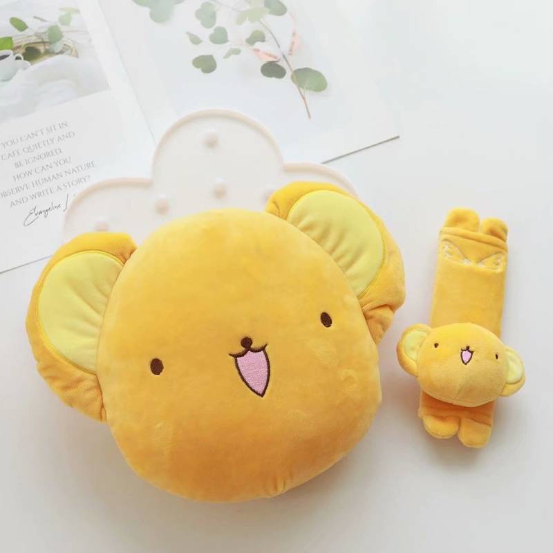 Headrest Safety Belt Car Accessories Neck Pillow Cartoon Magic Girl Sakura Xiaoke Sibi Car Plush Car 9yJQ