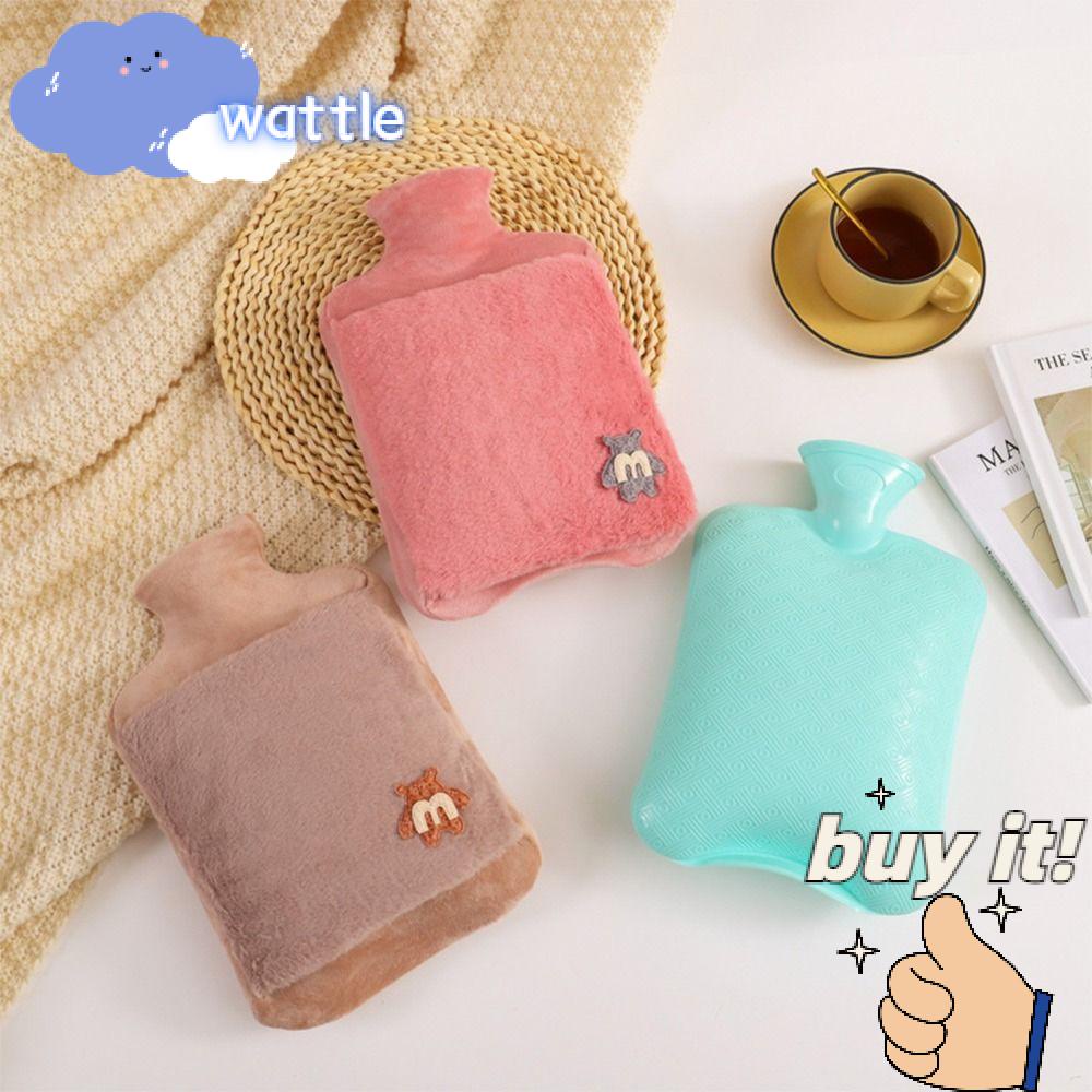 Túi Ngủ Giữ Ấm Tay 1000ml Phủ Lông Thời Trang Có Thể Tháo Rời