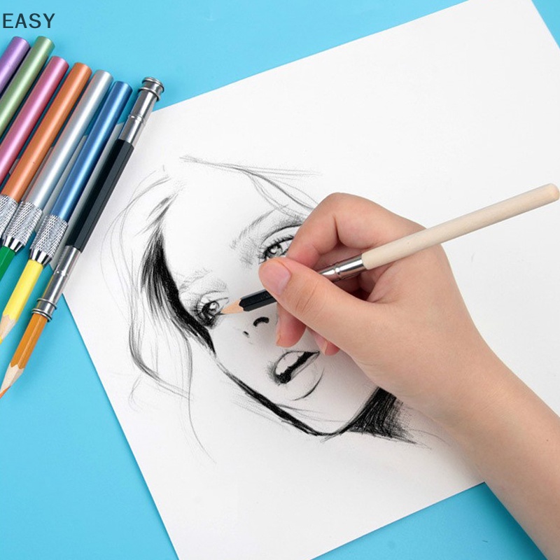 Ea Thanh Nối Dài Bút Phác Thảo Bằng Kim Loại Ngắn