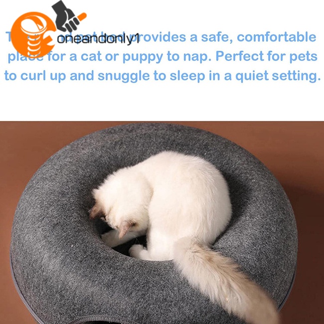 Đường Hầm Hình Tròn / Bánh Donut Có Thể Tháo Rời Tiện Dụng Tương Tác Với Mèo Cưng