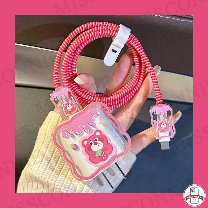 Bộ Phụ Kiện Bảo Vệ Cáp Sạc 5 Trong 1 Cho Apple 18 / 20W