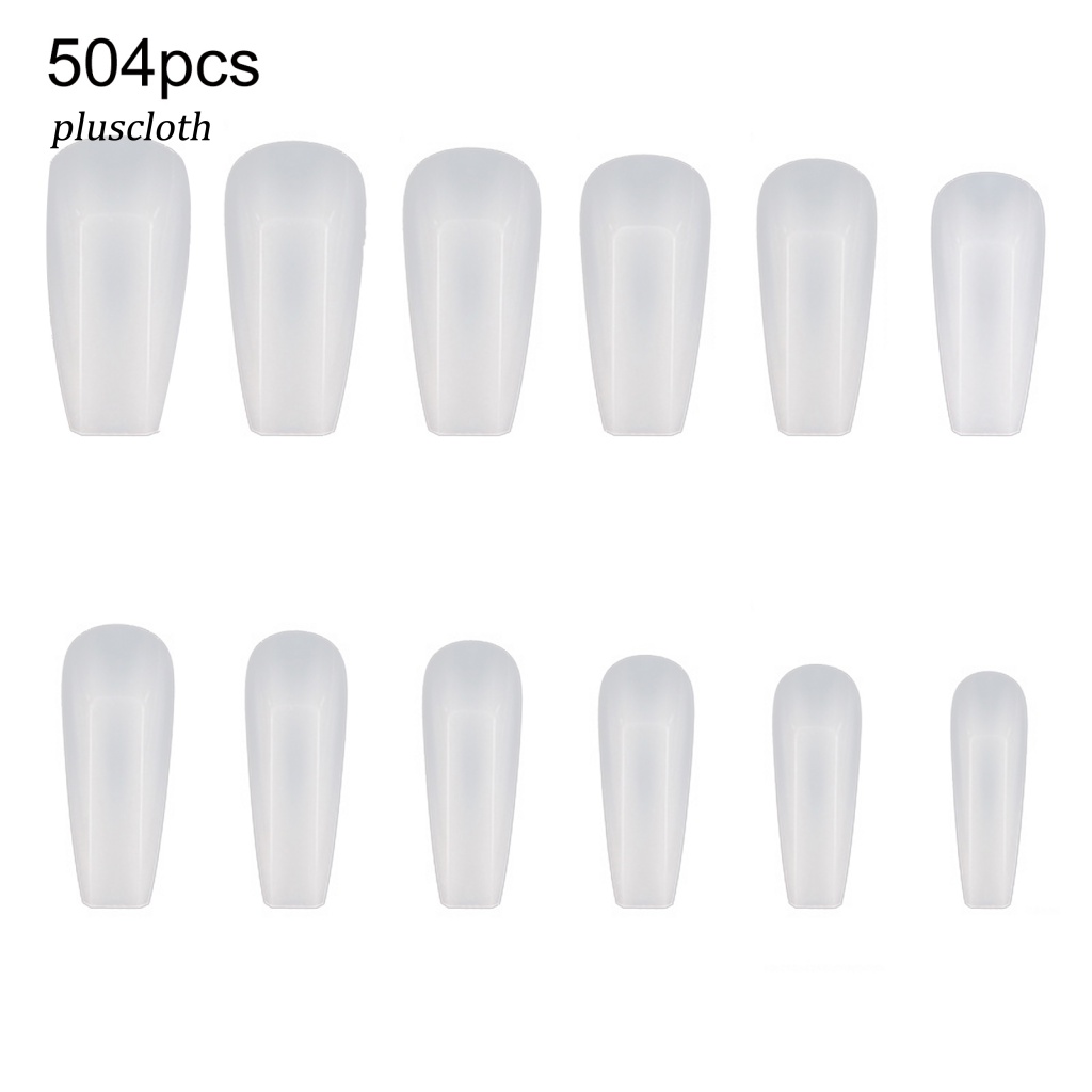 Bộ 504 Móng Tay Giả Che Phủ Toàn Diện Chất Lượng Cao