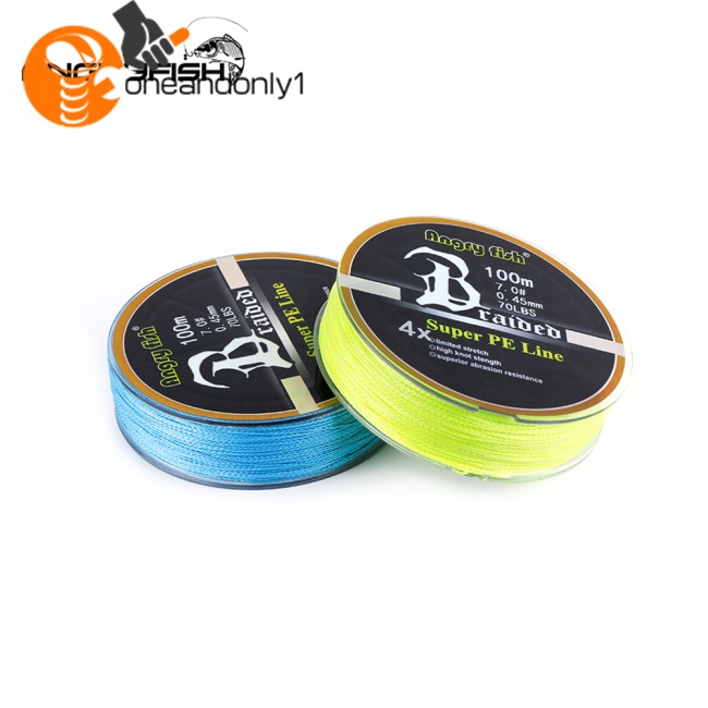 Cuộn Dây Câu Cá Bện 4 Sợi PE 100m / 109yds 10LB-80LB Siêu Chắc Chắn