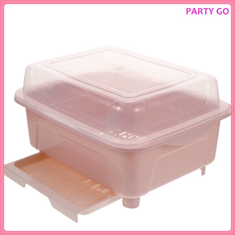 Khay Nhựa Pp 33X26X18CM Để Ráo Nước Chén Dĩa Tiện Dụng