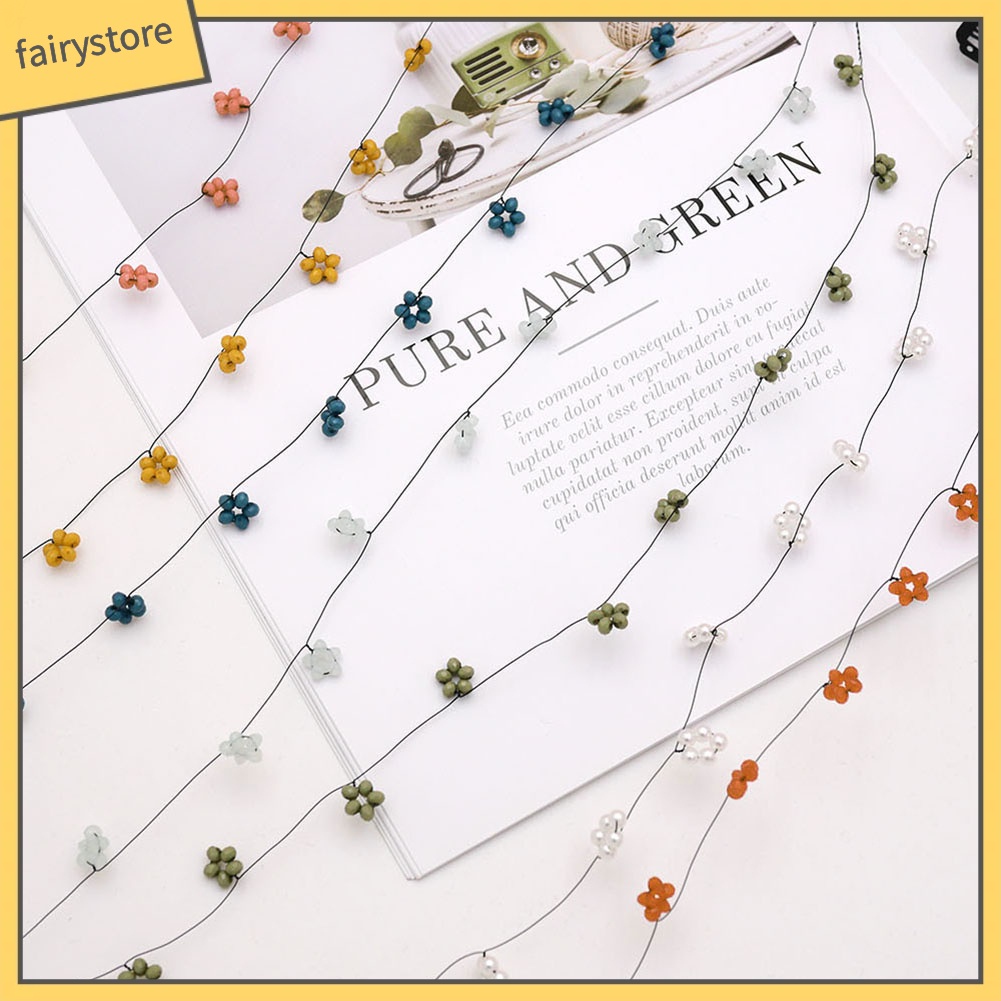 Lược Bện Tóc Vô Hình Đính Hoa Xinh Xắn Cho Nữ