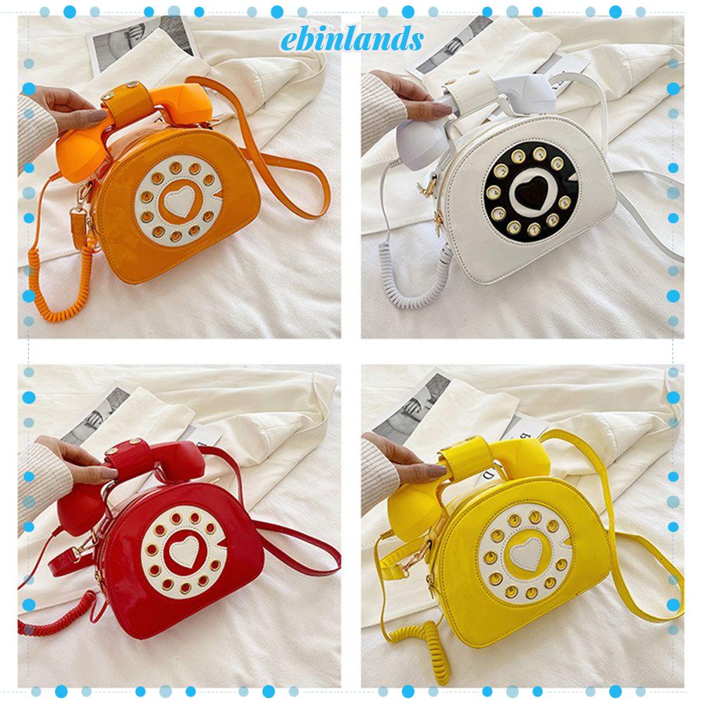 Túi Da PU Đeo Chéo In Họa Tiết Ngộ Nghĩnh